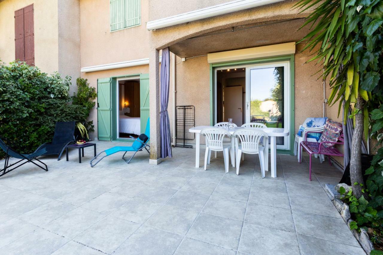 T3 Rez De Jardin,Piscine Privee Appartement Saint-Cyr-sur-Mer Buitenkant foto